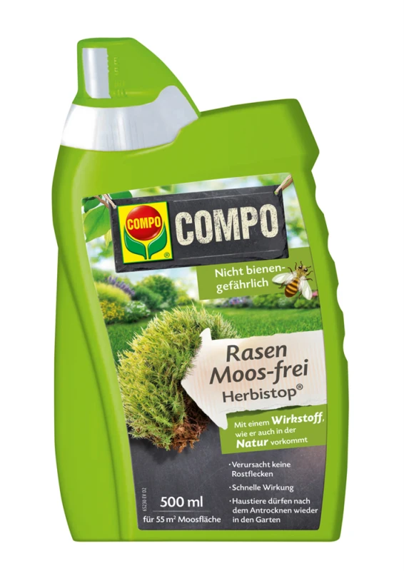 COMPO Rasen Moosfrei „Herbistop“, 500 Ml 1 COMPO Rasen Moosfrei „Herbistop“, 500 Ml